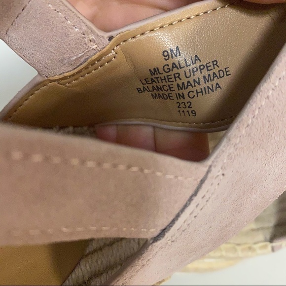 Marc Fisher | Gallia Eapadrille Sandals Light Pink - Picture 8 of 8